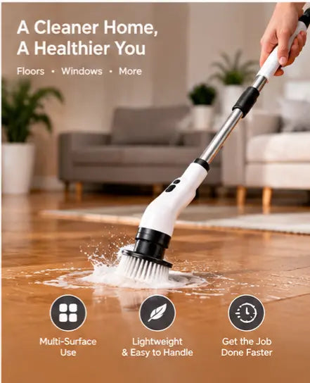 🧹 CleanMaster Pro — 9-in-1 Replaceable Brush Head Set Anoire