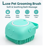 🐾 Luxe Pet Grooming Brush — Soft & Soothing Bath Massage Anoire