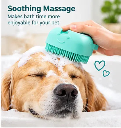 🐾 Luxe Pet Grooming Brush — Soft & Soothing Bath Massage Anoire