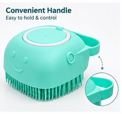 🐾 Luxe Pet Grooming Brush — Soft & Soothing Bath Massage Anoire