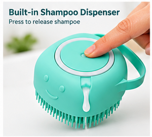 🐾 Luxe Pet Grooming Brush — Soft & Soothing Bath Massage Anoire