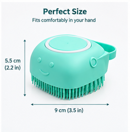 🐾 Luxe Pet Grooming Brush — Soft & Soothing Bath Massage Anoire
