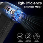 TurboBlast air duster charging via USB cable