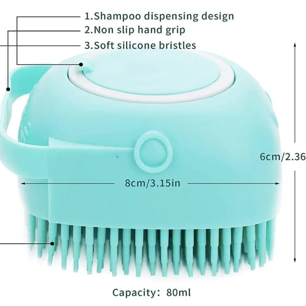 Luxe Pet Grooming Brush size and dimensions