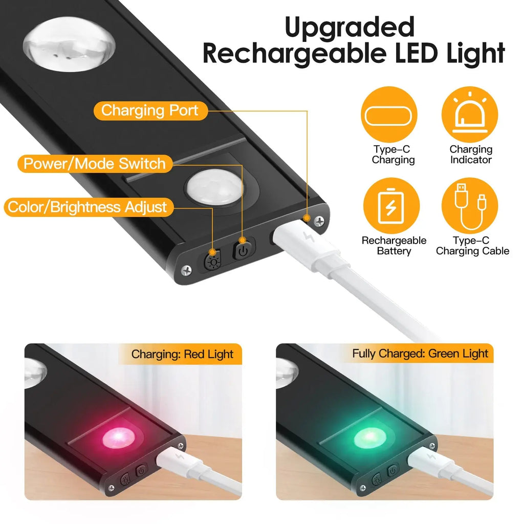 GlowSmart rechargeable LED light close-up view