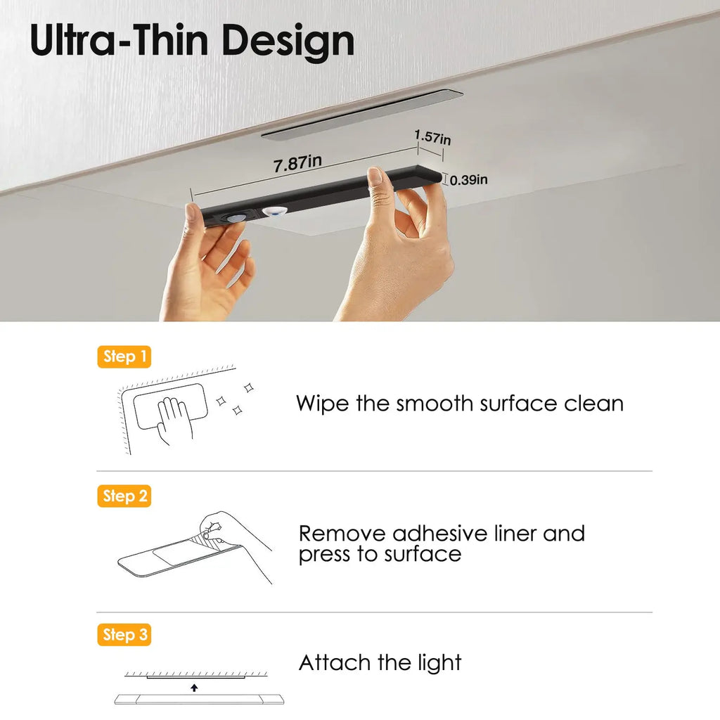 GlowSmart LED light size and dimensions